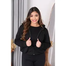 Casaco Moletom Liso Perfeita Para Varias Ocasiões