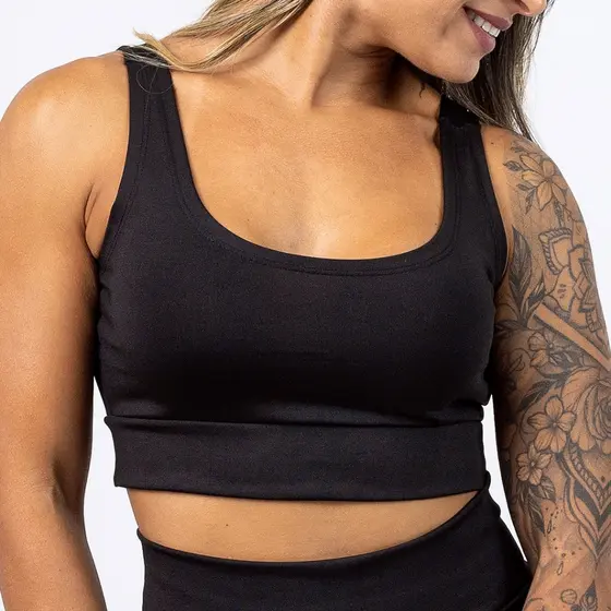 Top Básico Fitness Academia Feminino em tecido Suplex Premium