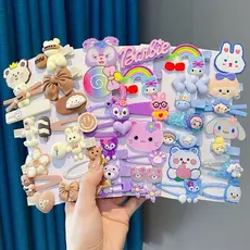 kit 36 Bico de Pato Presilha de cabelo Xuxinha Rabico infantil Presente de dia das crianças