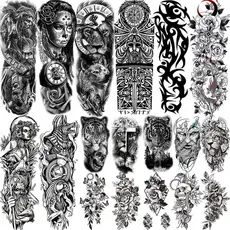 Tatuagem Temporária Tattoo Fake a Prova D'água Unisex Realistas 3D Festa Social Verão Praia