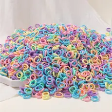 2400 Unidades De Elásticos Coloridas , Mini Rabo De Cavalo Definidos Para Meninas E Crianças mania IMPERIO