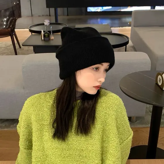 TOUCA GORRO PRETA FORRADO