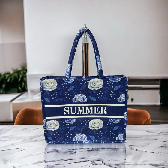 BOLSA TOTE AZUL SUMMER