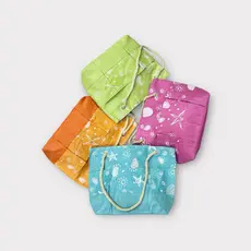 Bolsa de Praia Feminina Grande de Ombro Verão Férias Alça de Corda