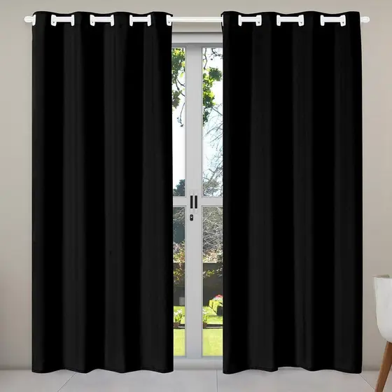 Cortina Isa 2,80M X 2,30M P/ Porta Balcão Preto
