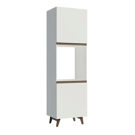 Torre-Quente Madesa Reims 60 cm 2 Portas Branco