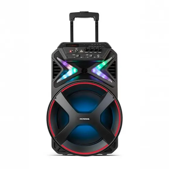 Caixa Amplificada Mondial Connect Lights Cm-400 Bivolt