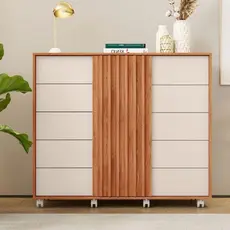Comoda Caemun Pegasus 2 Portas 5 Gavetas Freijo Off White