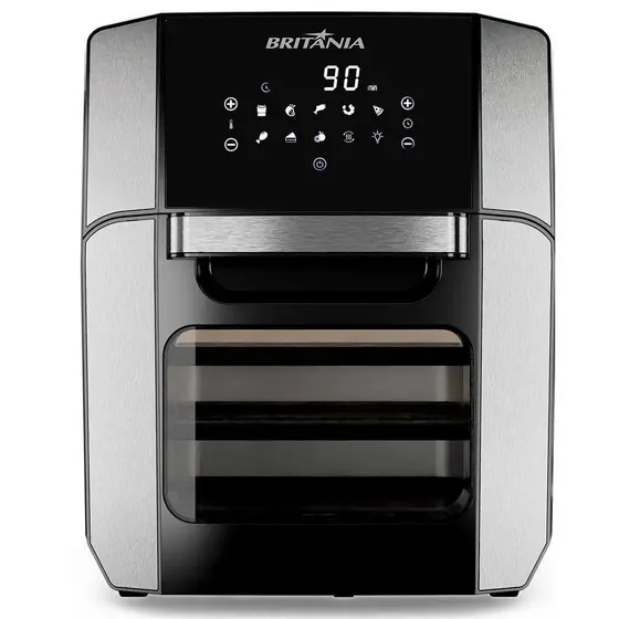 Air Fryer Oven Britânia 12L 4 Em 1 1800W BFR2100 110V