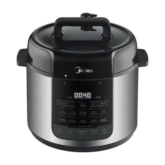 Panela De Pressão Elétrica Midea Nutripro Inox 5L PP5MS1 110V
