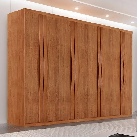 Guarda Roupa Casal Dunas Com 8 Portas E 4 Gavetas Moderna Naturalle
