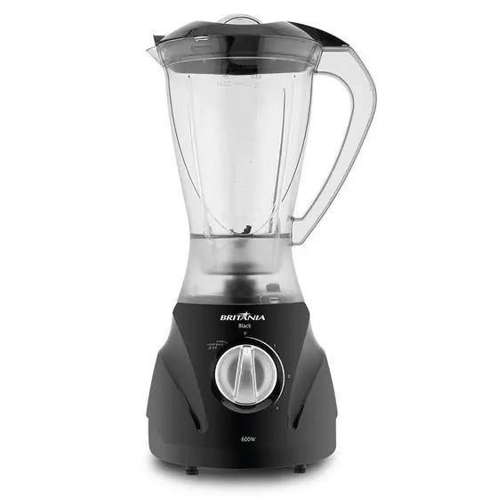Liquidificador Diamante Black 2,1L 600w Britânia Preto 220v