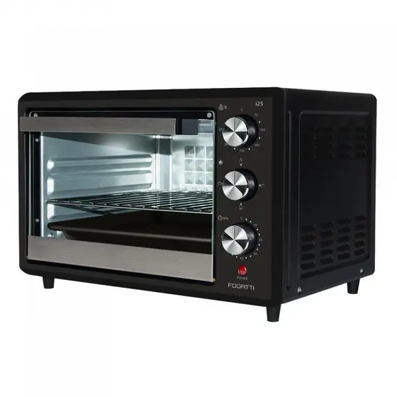 Forno Elétrico De Bancada 25 Litros Fogatti Black I25 Preto 220V