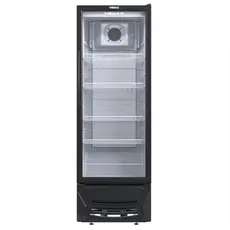 Expositor De Bebidas Venax 300L Vidro Duplo VV 300 Preta 110V