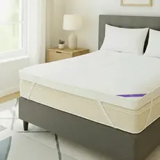 Pillow Top Cama Confort Plus 10cm Altura 1200g/m² Protetor Colchão Lavável  Em Máquina 400 Fios