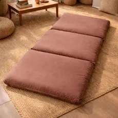 Futon Gigante Hipersoft Com Zíper Lavável Em Máquina Toque Aveludado Solteirão