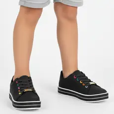 Tênis Infantil Molekinha Meninas Multi Color Casual Escolar Conforto Dia A Dia Macio 2520.320