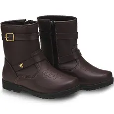 Bota Infantil Feminina Cano Baixo Super Confortável Promoção