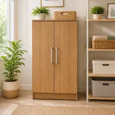 armário multiuso para lavanderia cozinha sapateira com 2 portas prateleira-diversas cores moderno