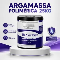 Argamassa Polimérica 25kg Massa Pronta Para Construção Assentar Blocos Tijolos Economia Eficiente