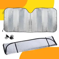 Tapa Quebra Sol Protetor Solar Parabrisa Proteção Uv Resistente Laminado Painel Carro