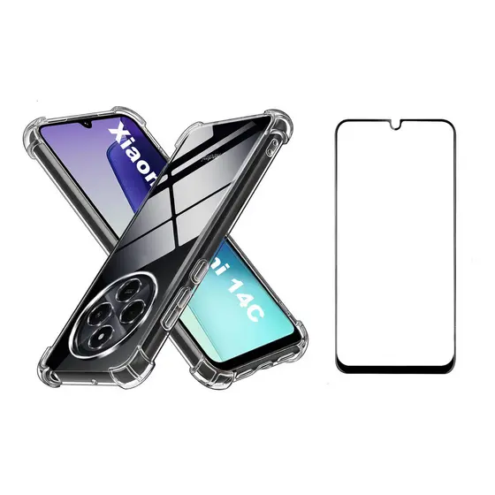 Capa Capinha Case + Película Vidro 3d Para Redmi 14c