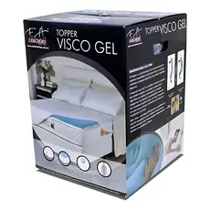 Pillow Top Topper Viscogel F.a Queen 158x198x4cm
