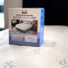 Protetor Colchão Premiun Impermeável Malha Fria King Cor Branco 193 x 203