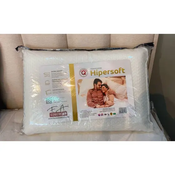Travesseiro Premium Hipersoft Fa Colchões - 50 X 70x 14