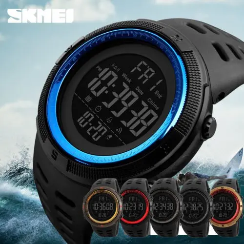 SKMEI Relógio Digital À Prova D'água De Moda Masculina D'água SKMEI 1251 O mesmo estilo