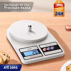 Balança Digital de Cozinha Confeitaria SF-400 Até 10 kg Escala 1 grama