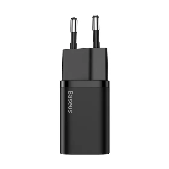 Baseus Carregador De Parede Rápido Tipo C Super Si Qc 20w para Celulares iPhone Samsung e Outros