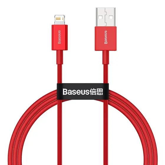 Cabo Usb P/Lightning Baseus 2.4a Rápido 1m iPhone 11/12/13/14