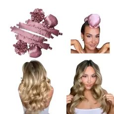 Mini Modelador de Cachos de Cetim (Heatless Curver)(Curling Rod)Cachos sem Calor Bun Bon 1,2,3 ou 4 Varias Cores
