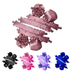 Mini Modelador de Cachos de Cetim (Heatless Curver)(Curling Rod) Cachos sem Calor - 1,2,3 e 4 Unid - Cores Variadas