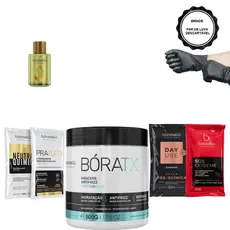 Borabella Máscara Boratx Bt-o.x 500g + Óleo Argan 7ml + Sachês