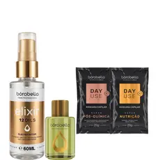 Borabella Elixir 12 Óleos Reparador 60ml  + Óleo de Argan 7ml