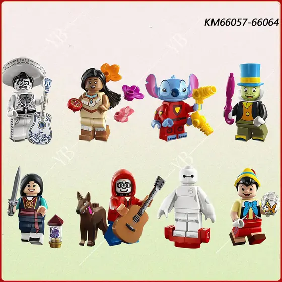 Quebra-Cabeça Montagem mini Capaz De Balançar Figura Brinquedos plug-in Infantis