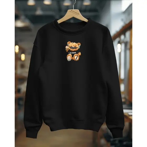Moletom Masculino Estiloso Casaco Masculino Inverno Moletom Gola Careca