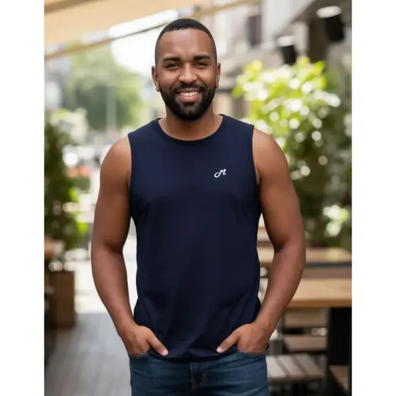 Kit 9 Camiseta Regata Masculina Básica Lisa Premium Fitness Crossfit Caminhada Academia