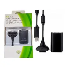 Controle Remoto Compatível Kit Carregador Compatível Controle Xbox 360 Cabo Usb Pronto Uso