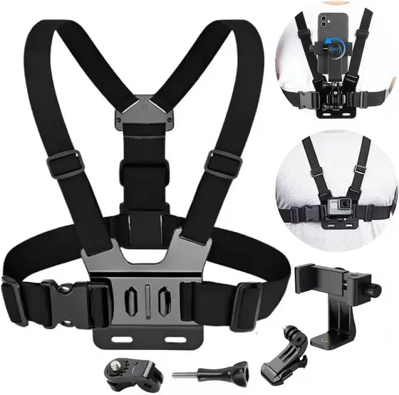 Suporte Peitoral Para Celular e Câmeras