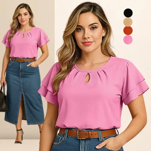 BLUSA FEMININA LINDA ELEGANTE SOCIAL BLUSAS FEMININAS CONFORTÁVEL ALTA QUALIDADE BLUSINHA FEMININO FRESQUINHA
