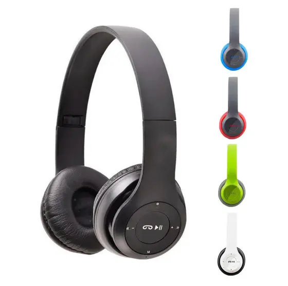 🎧 Fone Bluetooth Dobrável 4 em 1 – Rádio FM, Cartão SD, Entrada P2 e Microfone | Som Hi-Fi