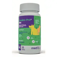 Condro Pro Pet Med'z 500 Condroitina A e Glicosamina Suplemento Mineral para Cães e Gatos