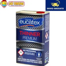 Thinner 9800 Premium 5 Litros Eucatex Lavável 