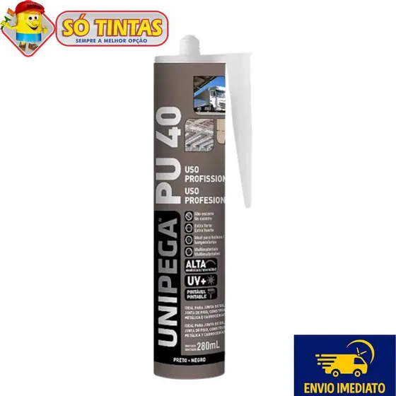 Selante Silicone PU 40 Cinza (Extra Forte) Unipega