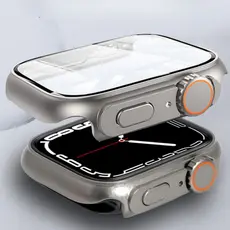Case Capa capinha protetora Transforma em Apple Watch Ultra C/ Vidro Protetor Para Todos Apple Watch