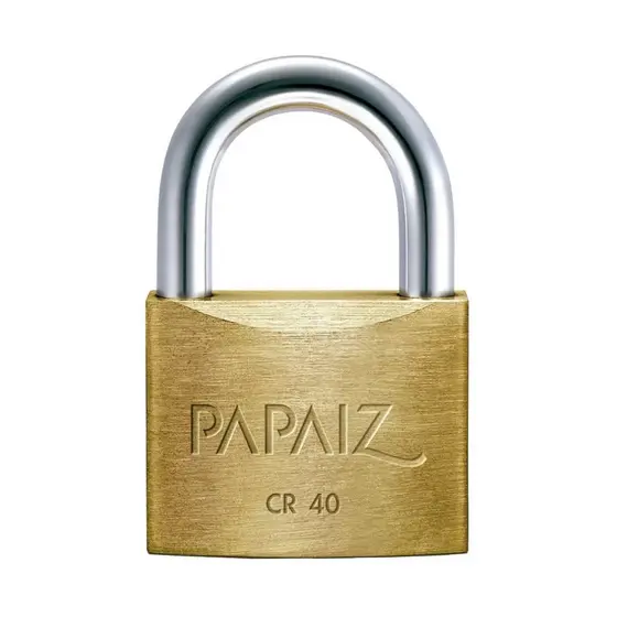 Cadeado em Latão Com Chave Papaiz Cr40