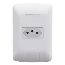 Kit 10 CONJUNTO 4X2 1 TOMADA TRAMONTINA 2P+T ARIA 10A 250V BRANCO